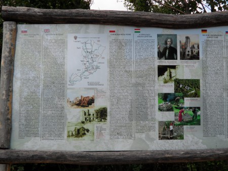 4. deň, 1. zastávka: obec Vinné- Viniansky hrad